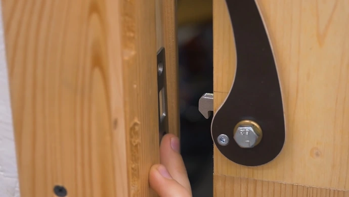 How To Lock A Pocket Door Without A Lock