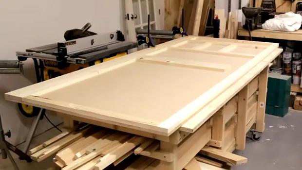 How to Build a Freestanding Double Door Frame  Easy Steps