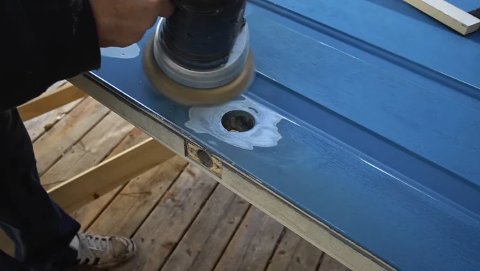 How to Fix Holes in Aluminum Door Frame
