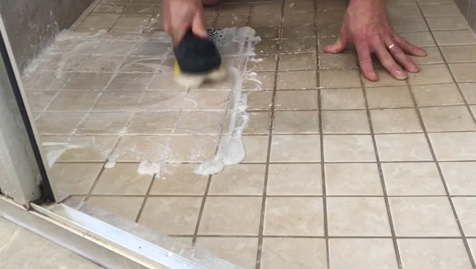 How to Clean White Film off Shower Tile : 3 Methods [DIY]