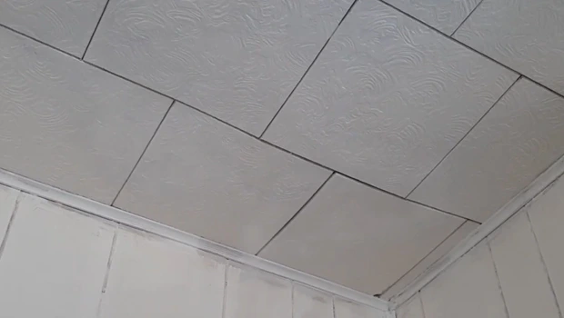 How to Fix Sagging Ceiling Tiles  DIY Steps