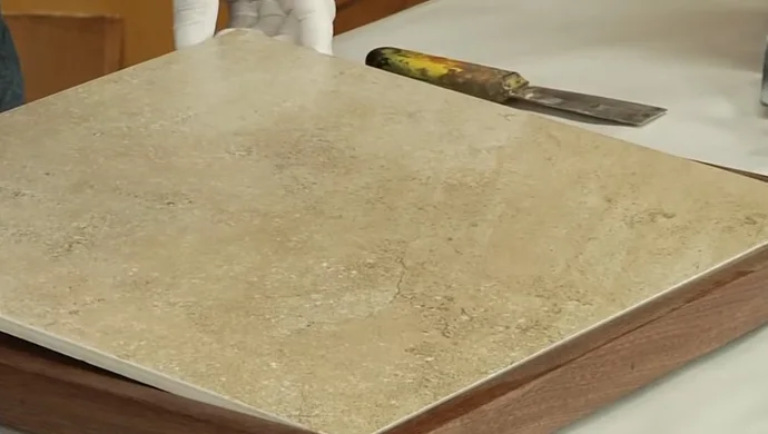 How to Glue Wood to Tile