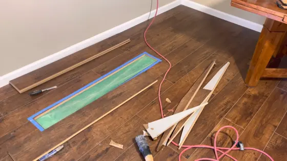 Can you replace one piece of engineered hardwood