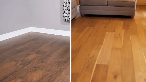 How to tell if the floor is laminate or engineered hardwood