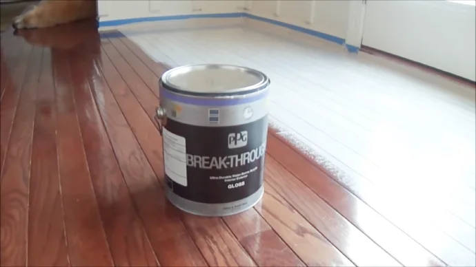 can you paint engineered hardwood floors
