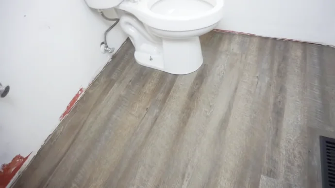 can you use engineered hardwood in a bathroom