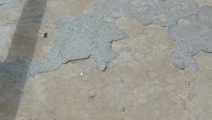 how to fix crumbling concrete basement floor